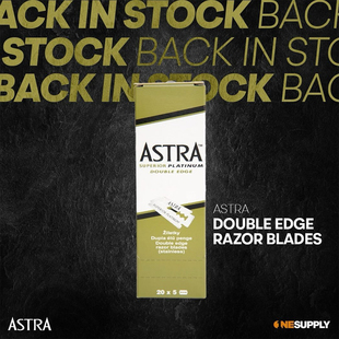 俄罗斯进口ASTRA刀片绿A双面刀片阿斯特白金手动双刃安全剃须刀片