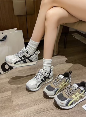 -Kamp-K 2025新款时尚休闲鞋女厚底增高运动鞋百搭舒适小白鞋女鞋