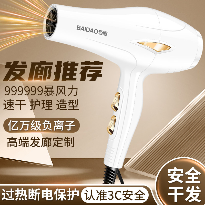 发廊大功率吹风机家用高速电吹风理发店专用速干吹风筒冷热风护发