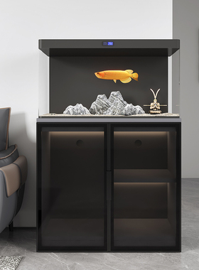 新款家用鱼缸底柜中小型鱼缸架柜子承重底座客厅收纳柜定做专用柜