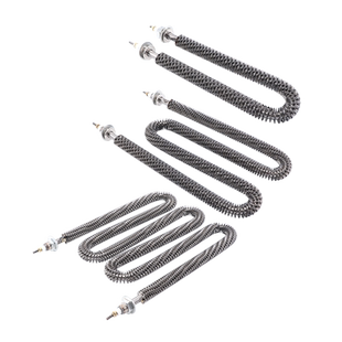 不锈钢U型W型空气干烧加热管380V电热管翅片发热管烤箱发热棒220V