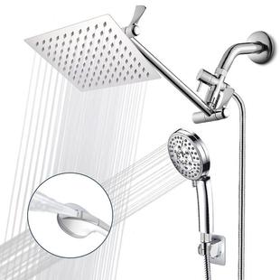 顶喷花洒套装不锈钢淋浴套装增压七功能花洒套装三通分流器双