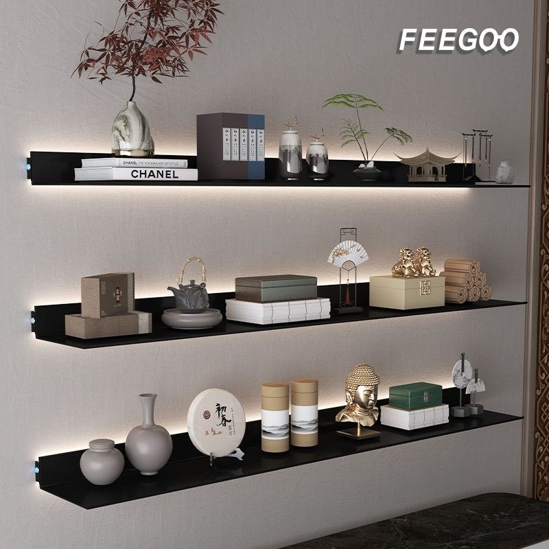 铝合金发光带灯置物架FEEGOO