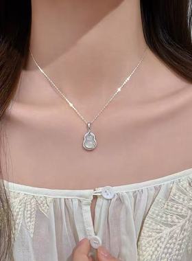 葫芦项链气质轻奢高级新款小众设计精致显瘦锁骨链颈链送女友礼物