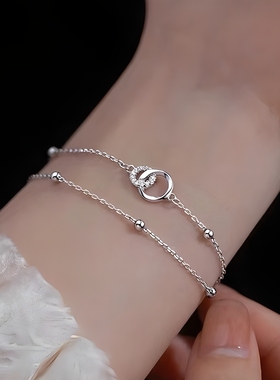 莫比乌斯手链女清新甜美小众高级感ins精致设计闺蜜礼物送女友