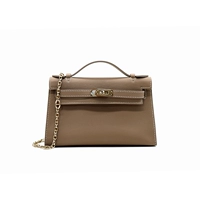 Слоновая серая золотая пряжка