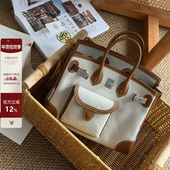 黑色大容量口袋托特包女百搭手提帆布包2026新款 秋冬单肩斜挎包包