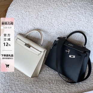 真皮mini二代宽肩带包女小方包高级感牛皮手提包大容量单肩斜挎包