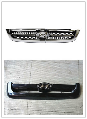 适用于华泰圣达菲中网前进风口前脸进气格栅前中网标散热风网全新