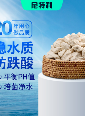 尼特利珊瑚基石生态鱼缸造景石小珊瑚骨滤材保ph值水族过滤净化石