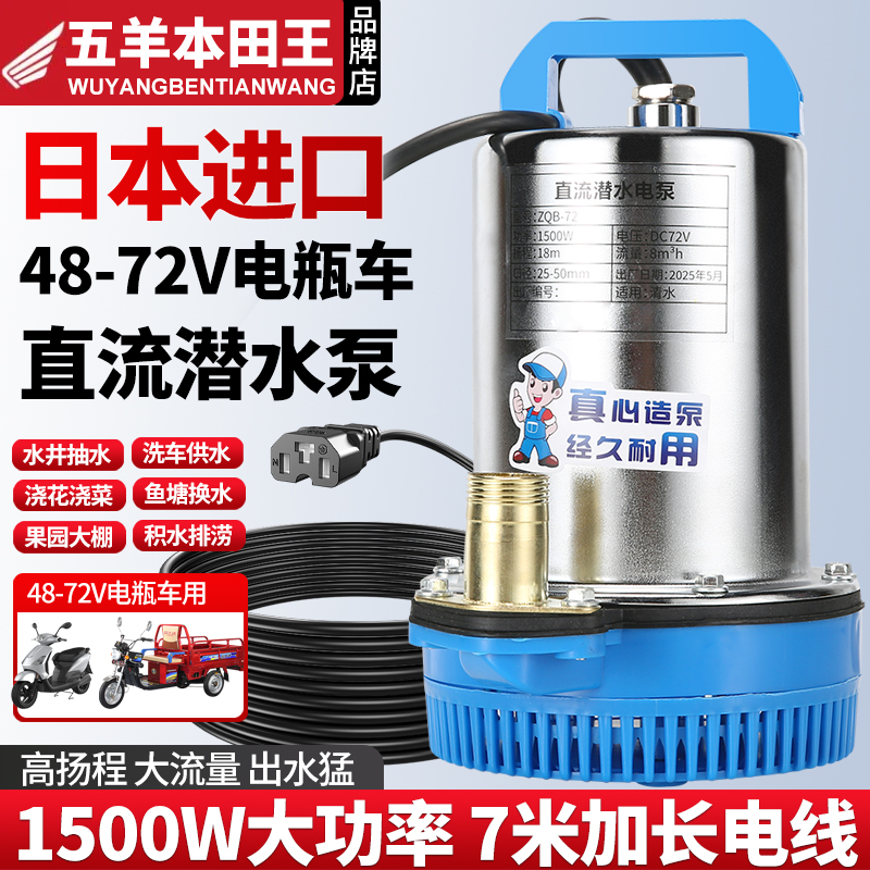 可遥控可插电动车充电潜水泵