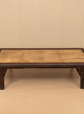 清代红木夹头榫刀牙板凉榻明清古典家具古董收藏真品老红木床榻