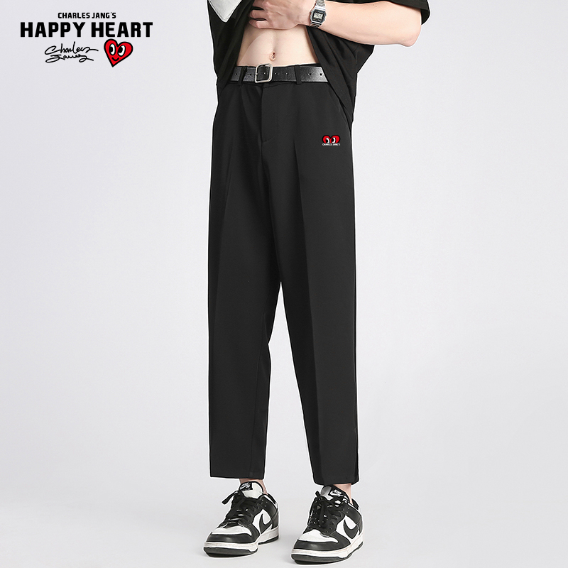 查尔斯桃心爱心休闲裤