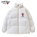 查尔斯桃心 美式加厚保暖棉服男女2025新款冬季立领面包棉衣外套