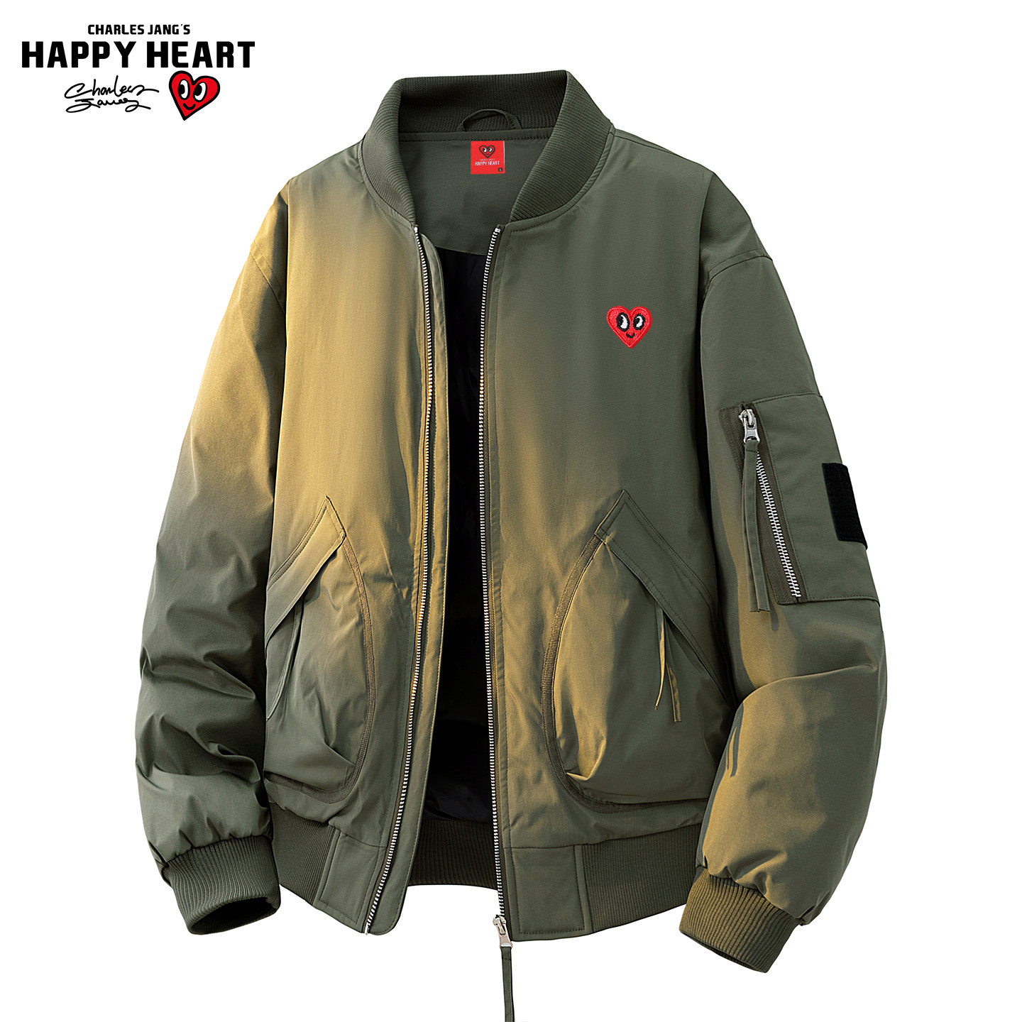 查尔斯桃心 美式棒球领棉服男女冬季加厚复古休闲飞行员夹克外套,男装,棉衣,淘宝优惠券,粉丝福利购,淘宝优惠卷