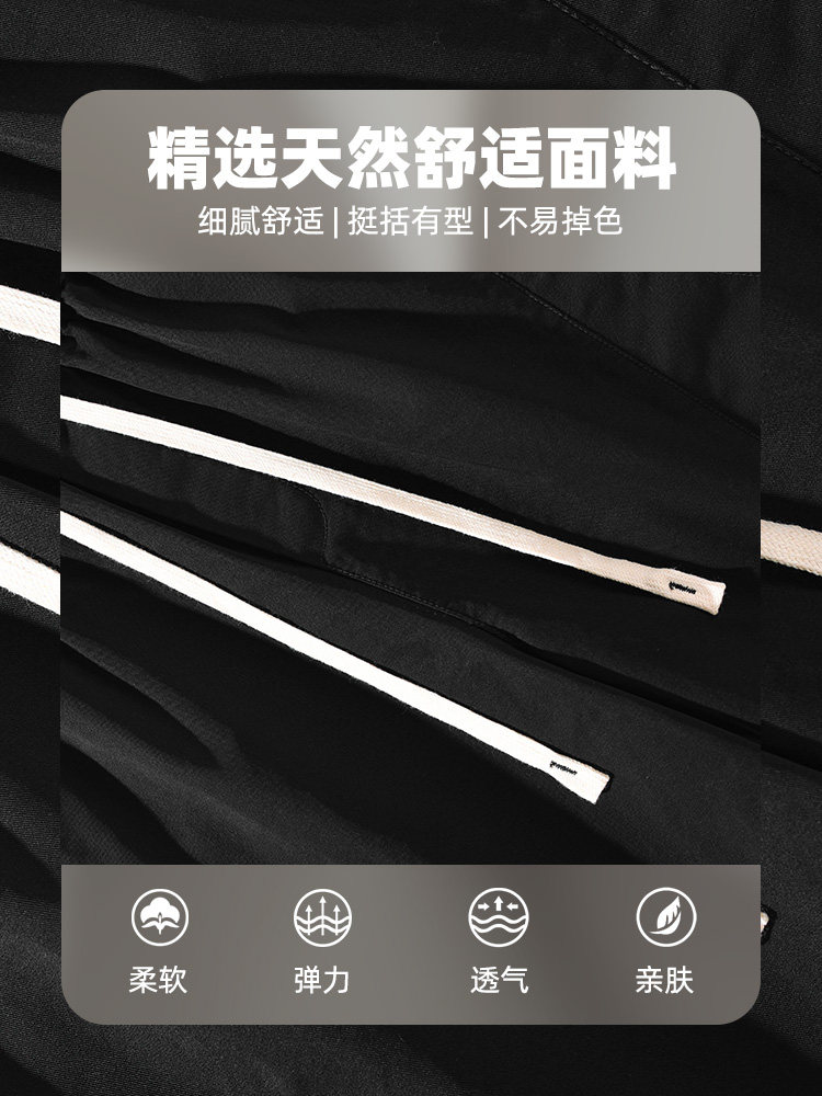 CHARLES HEARTS AMERICAN STUD SHORTS MENS 2024 SUMMER NEW HIGH STREET RUFFIAN CASUAL CROPPED PANTS