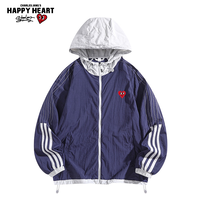 查尔斯桃心夏季桃心夹克