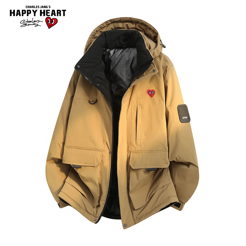 查尔斯桃心 90白鸭绒羽绒服男女冬季新款加厚保暖石墨烯情侣外套,男装,羽绒服,淘宝优惠券,粉丝福利购,淘宝优惠卷