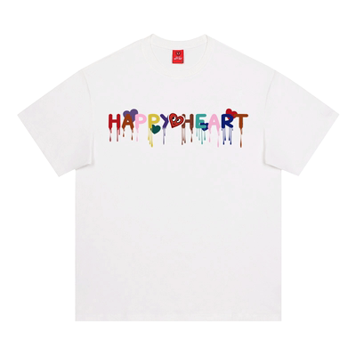 查尔斯桃心无性别短袖T恤