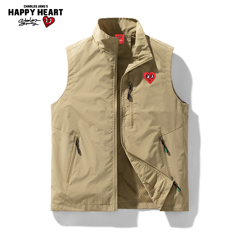 查尔斯桃心马甲爱心背心