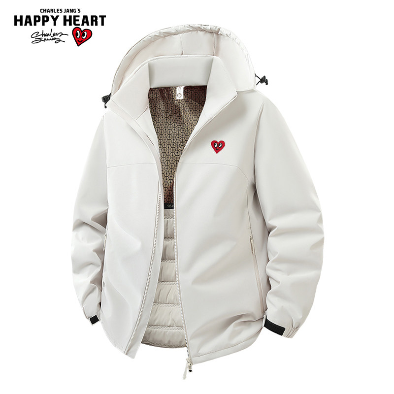 查尔斯桃心户外防水防寒冲锋棉服