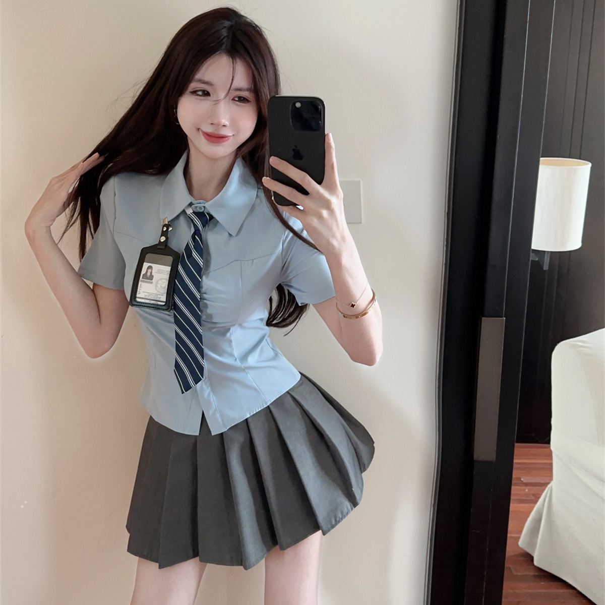 jk制服足疗足浴桑拿技师工作服
