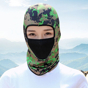 冰丝夏季钓鱼防晒头套包面罩保暖帽子骑行男女口鼻罩脸基尼遮阳帽