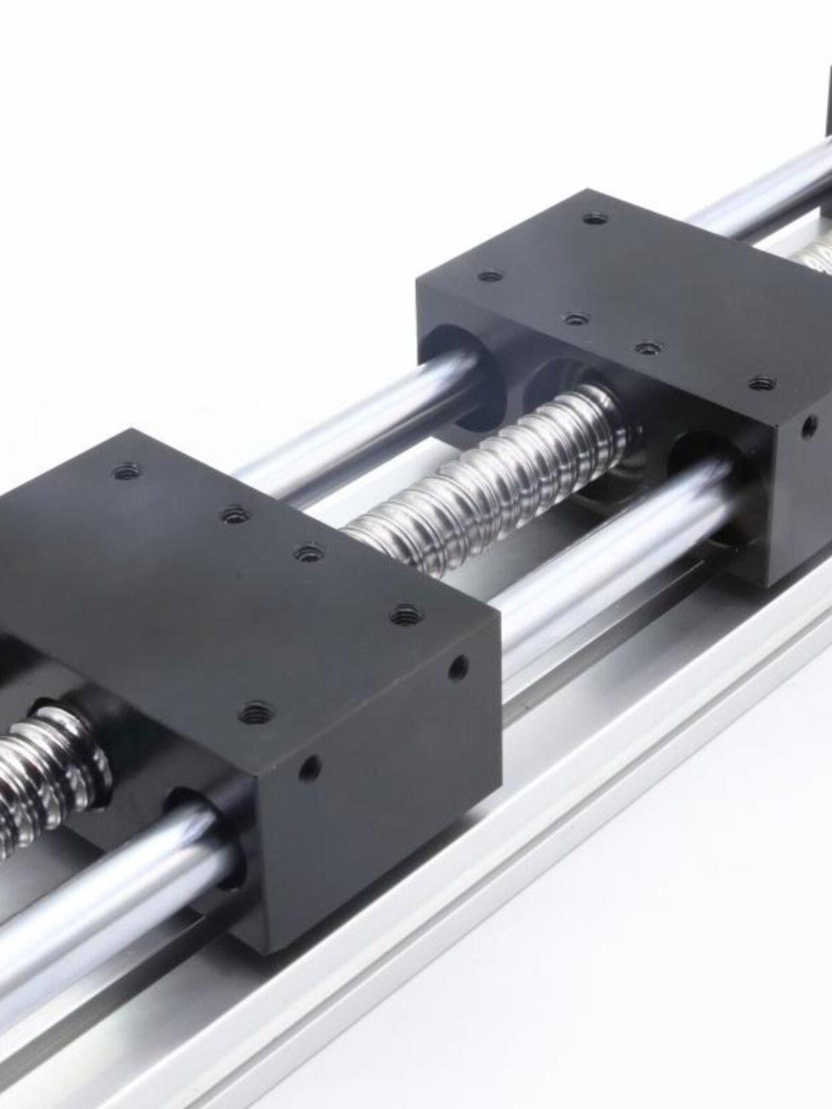 슬라이드 모듈 앞뒤 톱니 볼 스크류 양방향 이중 슬라이더 정밀 레이저 스케일 핸드휠 수동 리니어 가이드
