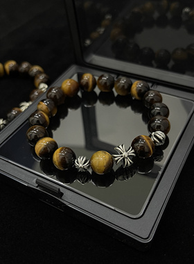 A lone ranger 全新原创 高品质天然虎眼石情侣手链手串复古百搭