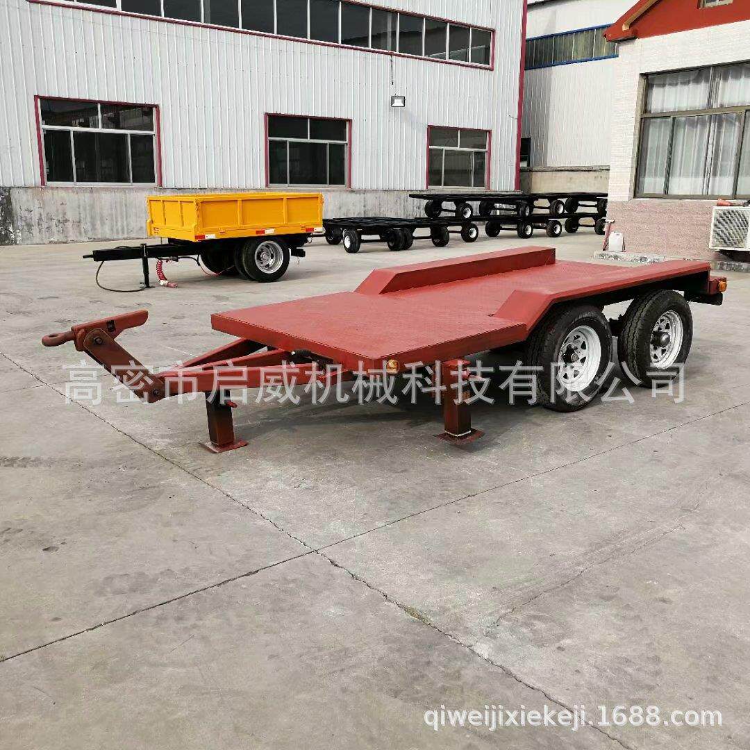 欧式农用拖车 自卸拖车 拖拉机牵引 可自卸升降拖车厂家供应