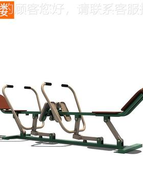 划船器厂家直51921销户外械划艇机广场体育运动室器  外运动健身