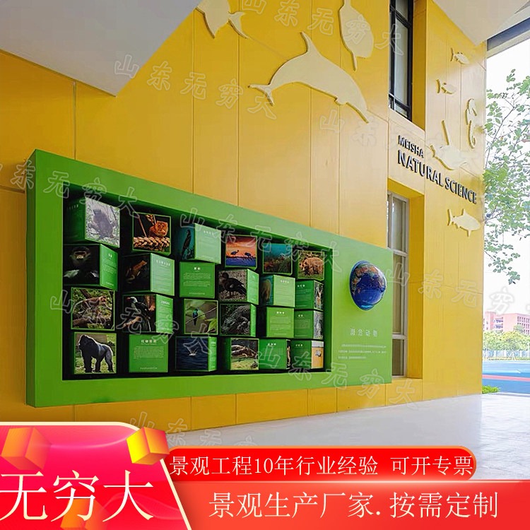 幼儿园儿童游玩设备互动翻转墙转转珠  交通标识四面旋转盒子