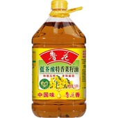 鲁花低芥酸特香菜籽油5L 菜籽油食用油低芥酸物理压榨