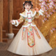 加绒加厚小女孩拜年服 女童拜年服儿童连衣裙冬季 现货秒杀 汉服冬款