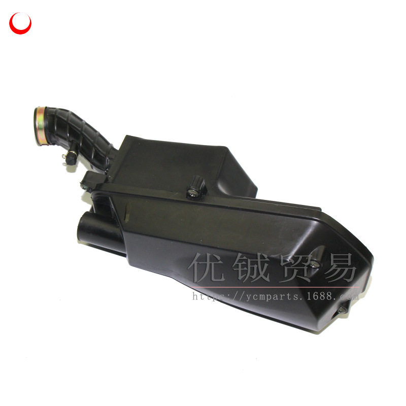 外贸摩托车空滤器GY6 50 80cc 12寸加长空滤器 4冲50长箱体空滤器