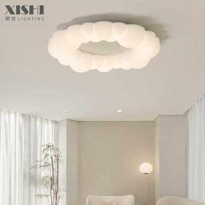 2022年新款客厅灯现代简约大气奶油风灯具北欧创意云朵卧室吸顶灯