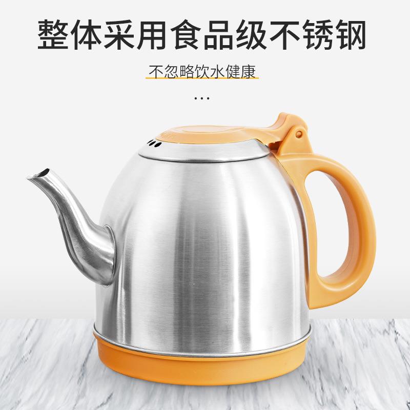 不锈钢底部上水单壶水抽壶自炉动上水电热烧水壶通件用配526茶台