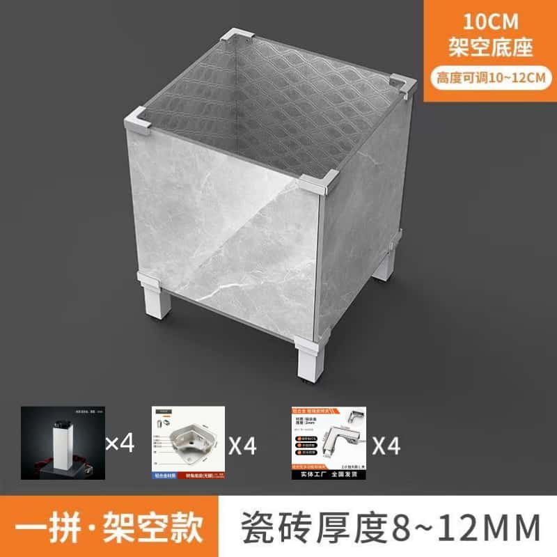 铝合金瓷砖花箱转角固定夹