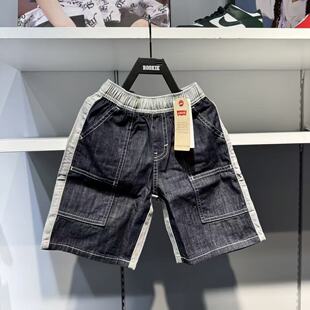 Levi's李维斯软牛仔五分裤26夏季男女童薄款休闲短裤LV2622048