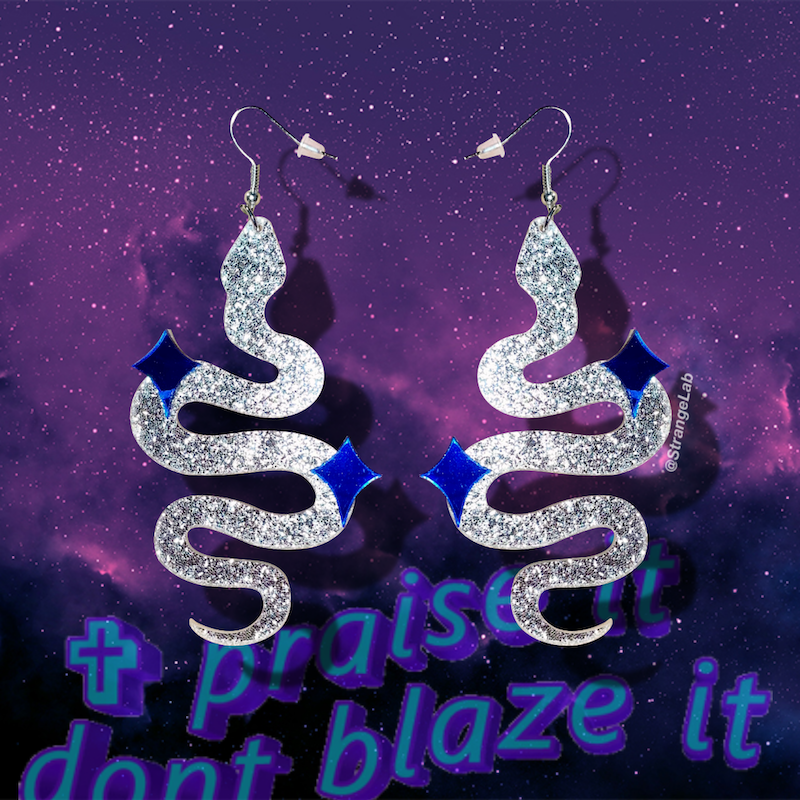 欧美亚克力辣妹夸张耳环