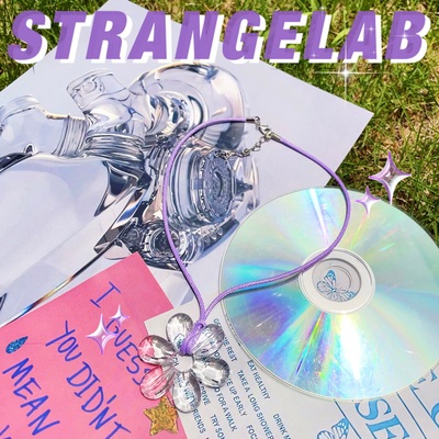 原宿decora辣妹冰透花朵项链