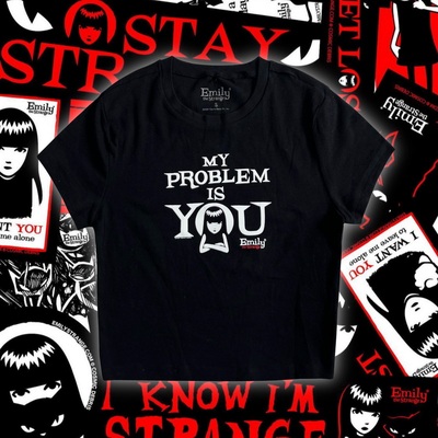 暗黑朋克少女Emily短袖T恤