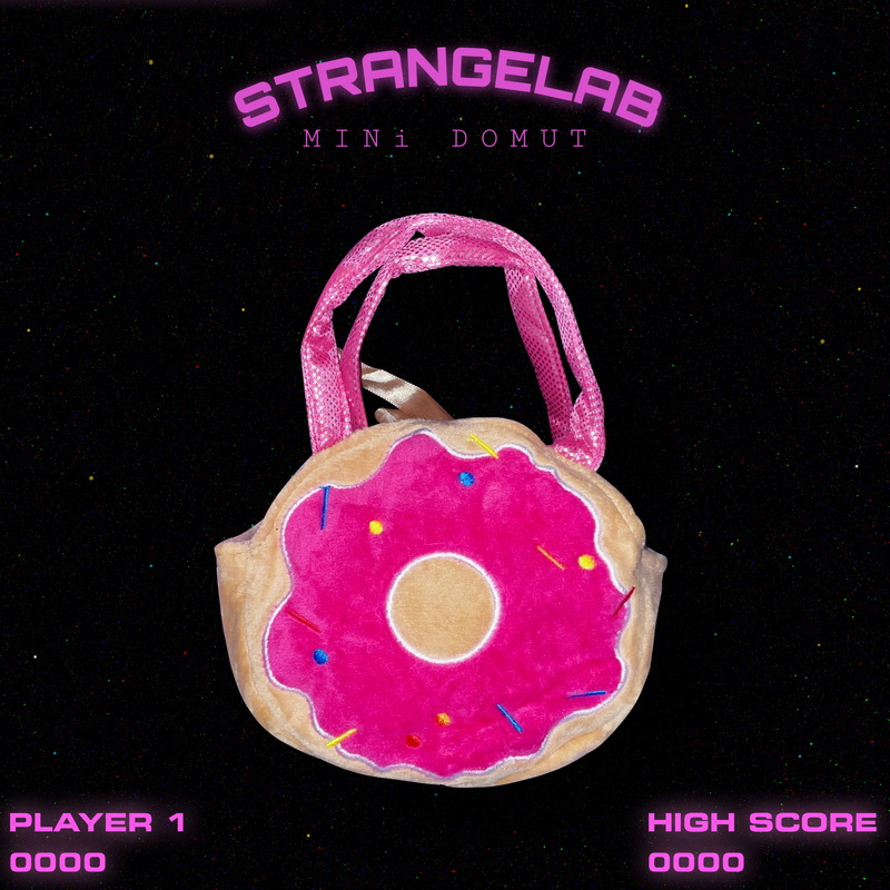 多巴胺穿搭甜甜圈造型迷你拎包