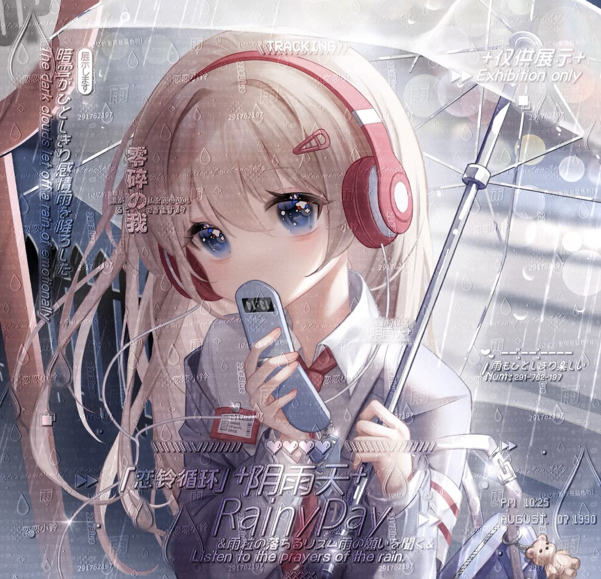 【听歌少女】可爱风原创女生头像扭蛋喵辣直购   女生头像