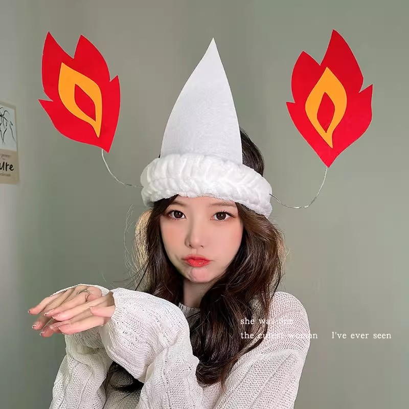 鬼火头饰袁湘琴同款发带装扮发箍