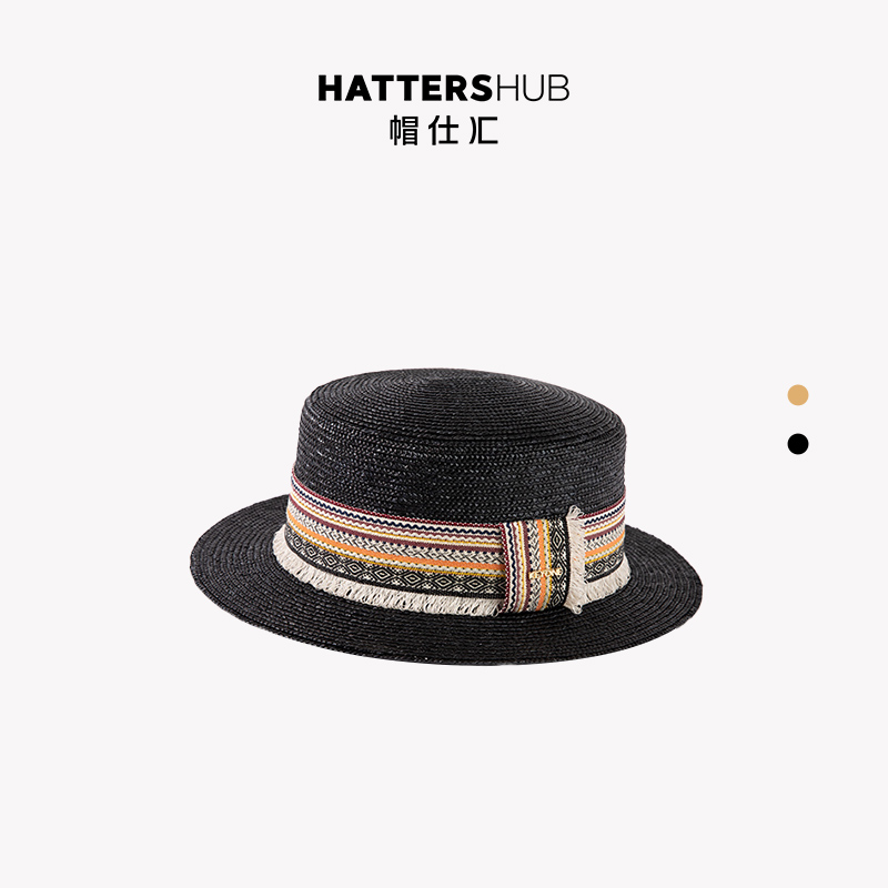 海滩风情麦秆草帽女休闲百搭