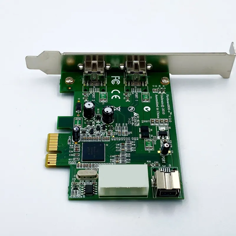inteCI-E转1394B高清视频采集卡pcie 火线声卡 德州芯片TI高清采