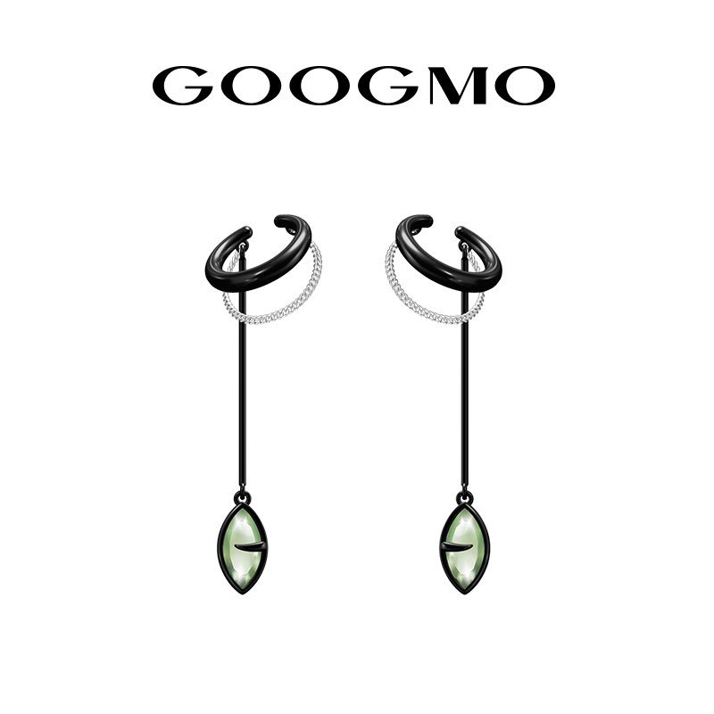 GOOGMO设计师锆石耳坠小众女