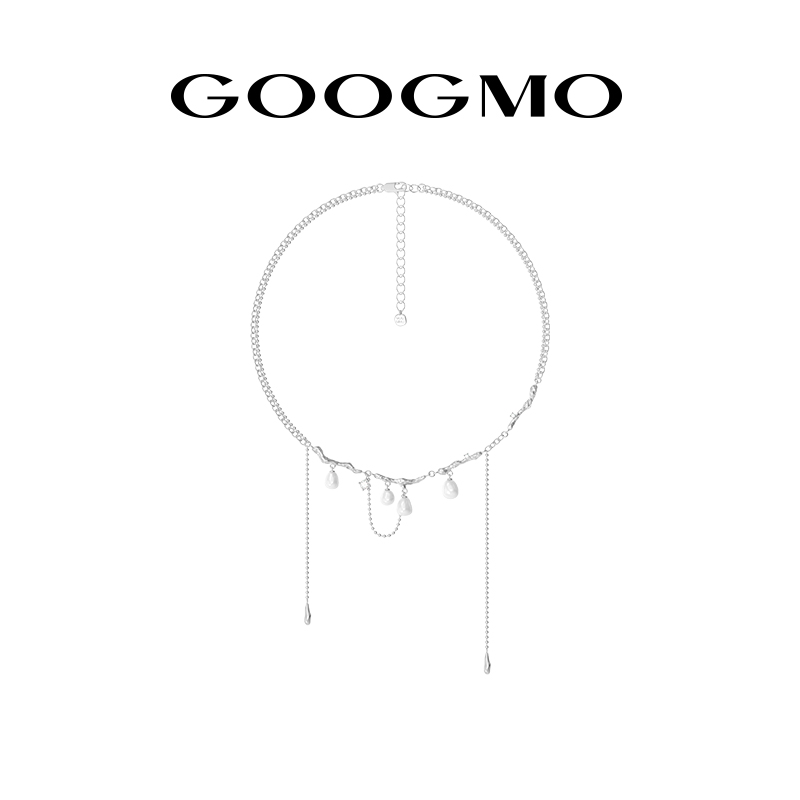 失重珍珠项链GOOGMO女