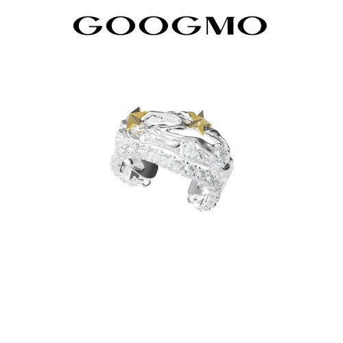 戒指锆石GOOGMO时尚个性